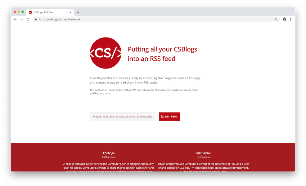 CSBlogs Site